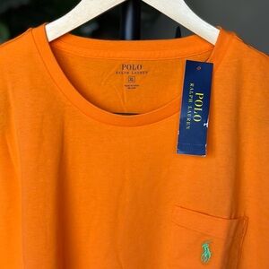 XL NWT Polo by Ralph Lauren Bright Orange, Mint Green Short Sleeve Men’s T-Shirt